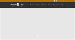 Desktop Screenshot of missionsdoor.org